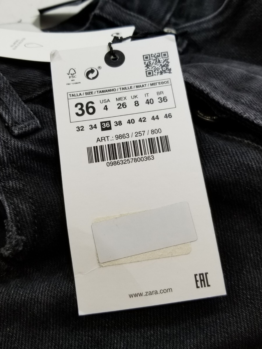 Zara 9863 257 800 The Straight-Leg ZW Jeans Sz 36(US4) | eBay Zara 9863 257 800 The Straight-Leg ZW Jeans Sz 36(US4) | eBay