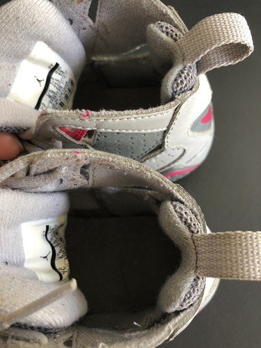 Jordan True Flight Wolf Grey Deadly Pink Size: US Toddler 7C EUR 23.5 - Picture 9 of 11