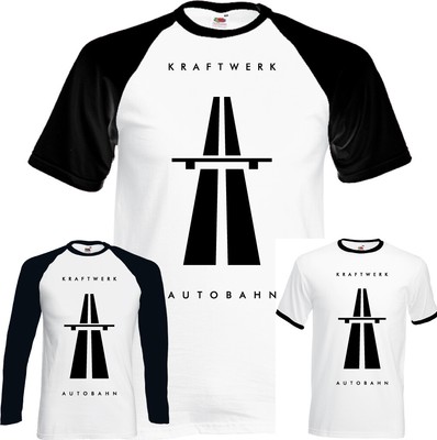 Mens Elecro Music Unisex Top Autobarn Band Kraftwerk Autobahn T-Shirt