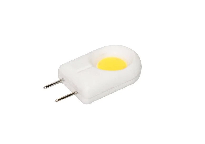 5PK G8 LED Ceramic 3-Watt Bulb (25W Halogen Equiv) Cool White 6000k 120V 230 Lum - Image 2 of 4
