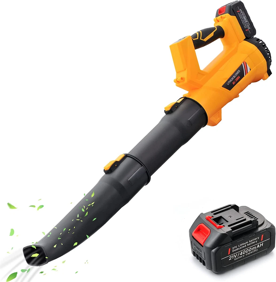 Battery operated sale handheld leaf blower