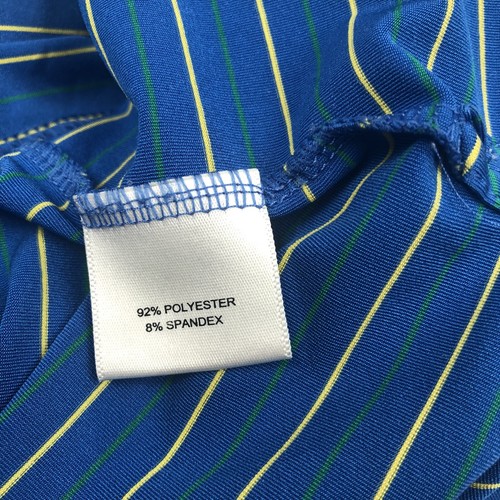 Polo Peter Millar été confort homme XL bleu rayé golf lire - Photo 9/10