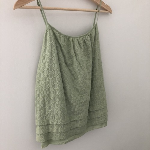 JUICY COUTURE Mint Green Dressy Shirt tank top P Brand NWT $168 - Picture 2 of 8