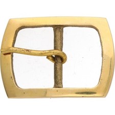 Brass New Hippie Minimalist Hippy Retro MCM Boho NOS 1970s Vintage Belt Buckle