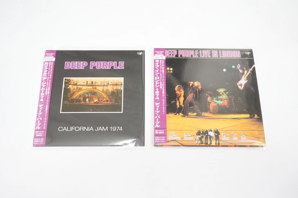Deep Purple - Mini LP CD 1974/1975 Live 4 Titles Set Paper Sleeve Obi VAP Japan - Image 3 of 4