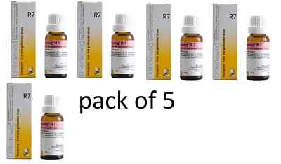 Dr. Reckeweg R7 Liver Gallbladder Detox Drops 22ml | Pack of 5| Natural Cleanse