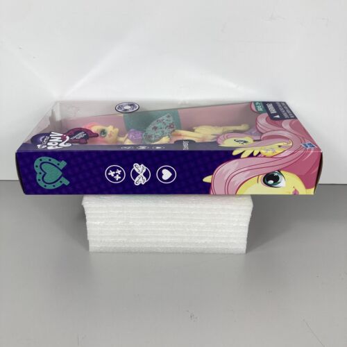 My Little Pony Equestria Girls Fluttershy 9" Doll Hasbro 2013 Pink Hair NEW NOS - Picture 3 of 15