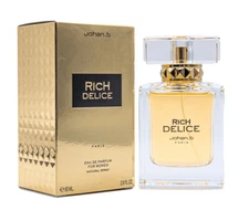 Rich Delice by Johan.b 2.8 oz EDP Perfume for Women Brand New In Box