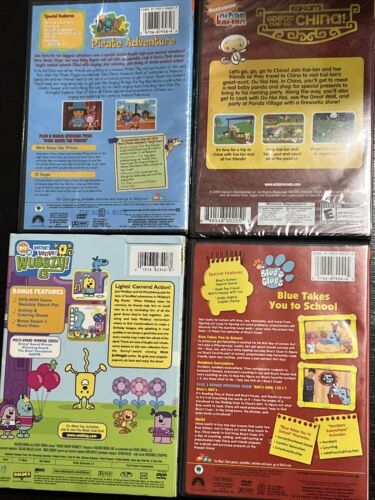 LOT 3x Nick Jr DVDs & 1x CD ROM Dora Wubbzy Blue’s Clues; Ni Hao Kai-Lan CD Game - Picture 2 of 8