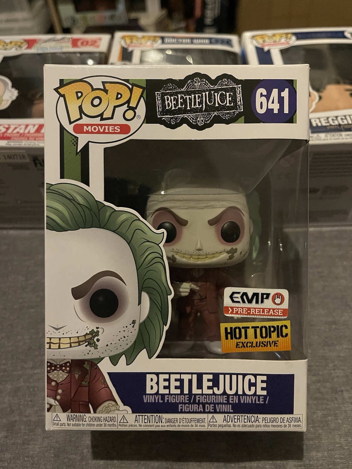 Beetlejuice In Tux Funko Pop Vinyl Hot Topic Exclusive Tuxedo Wedding Suit #641