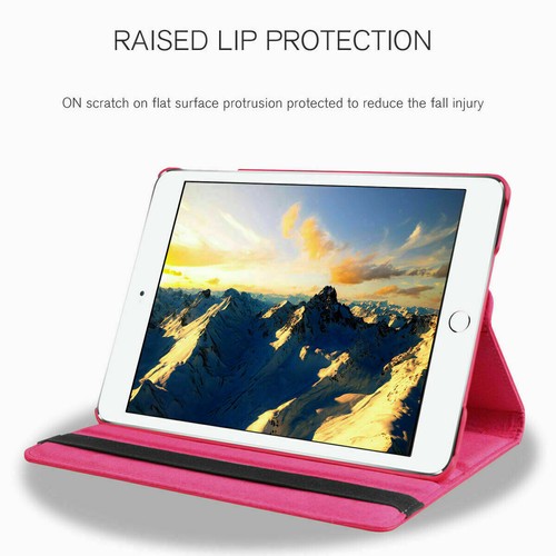 For iPad Mini 1 2 3 4 5 Case Cover Shockproof 360 Rotating PU Leather Stand - Picture 52 of 79