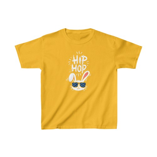Cute Fun Festive Happy Easter shirt for kids HIP HOP Cool Funny Bunny T-Shirt - Picture 8 of 25