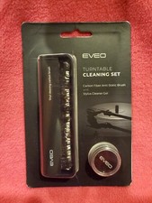 EVEO Turntable Cleaning Set Carbon Fiber Anti-Static Brush  Cleaner Gel