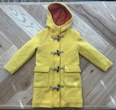 anais & i new york yellow wool children's coat size 5 new with tags!