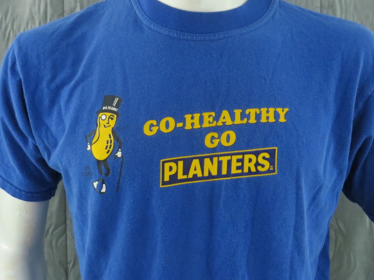 Vintage Graphic T-shirt Go Healthy Planters Peanuts - Men