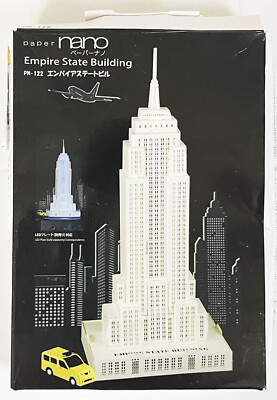 PAPER NANO laser cut EMPIRE STATE BUILDING designed by KAWADA in JAPAN PN-122