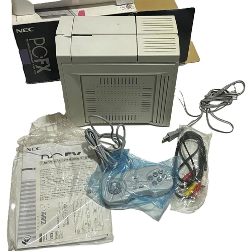 [Excellent] NEC PC-FX Console Boxed Japan Game Tested w/ Box Cable Controller