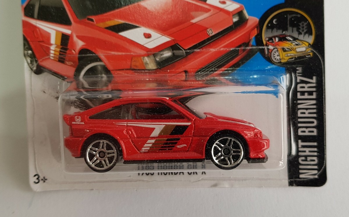 Hot Wheels 1985 HONDA CR-X 2台セット Hot Wheels 1985 Honda CRX Toy Car 1:64 Scale Sports Car 80s