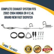 Complete Exhaust System Fits 2002-2004 Honda CR-V 2.4L Brand New Fast Dispatch