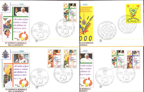 Vatikan - FDC Jahrgang 2000 mit ATM - - KW 106,-- € ( 51225 ) - Picture 6 of 8
