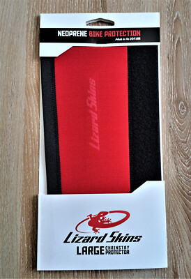 Lizardskins Kettenstrebenschutz Neopren groß Länge 280 mm rot Large Chainstay