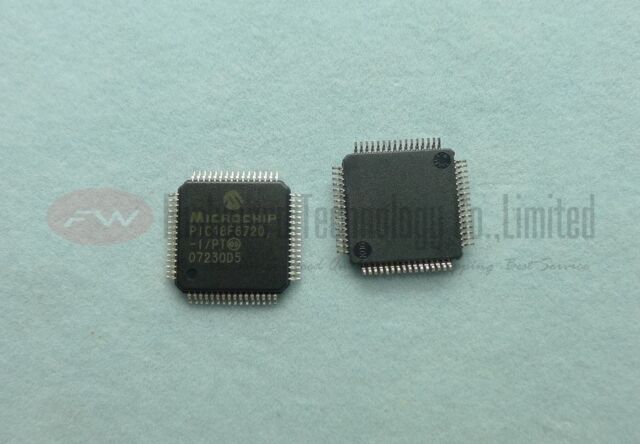 Microchip PIC18F6720-I/PT 18F6720 8-Bit 128K Flash MCU TQFP64 x 2PCS NEW JU9305