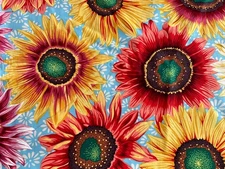 Westminster Snow Leopard Designs Free Spirit Sunflowers PWSL004 1.5 yds