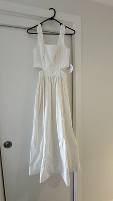 Sheike Celeste Midi Dress Size 6, Retails For $229.99  -   Porcelain/White
