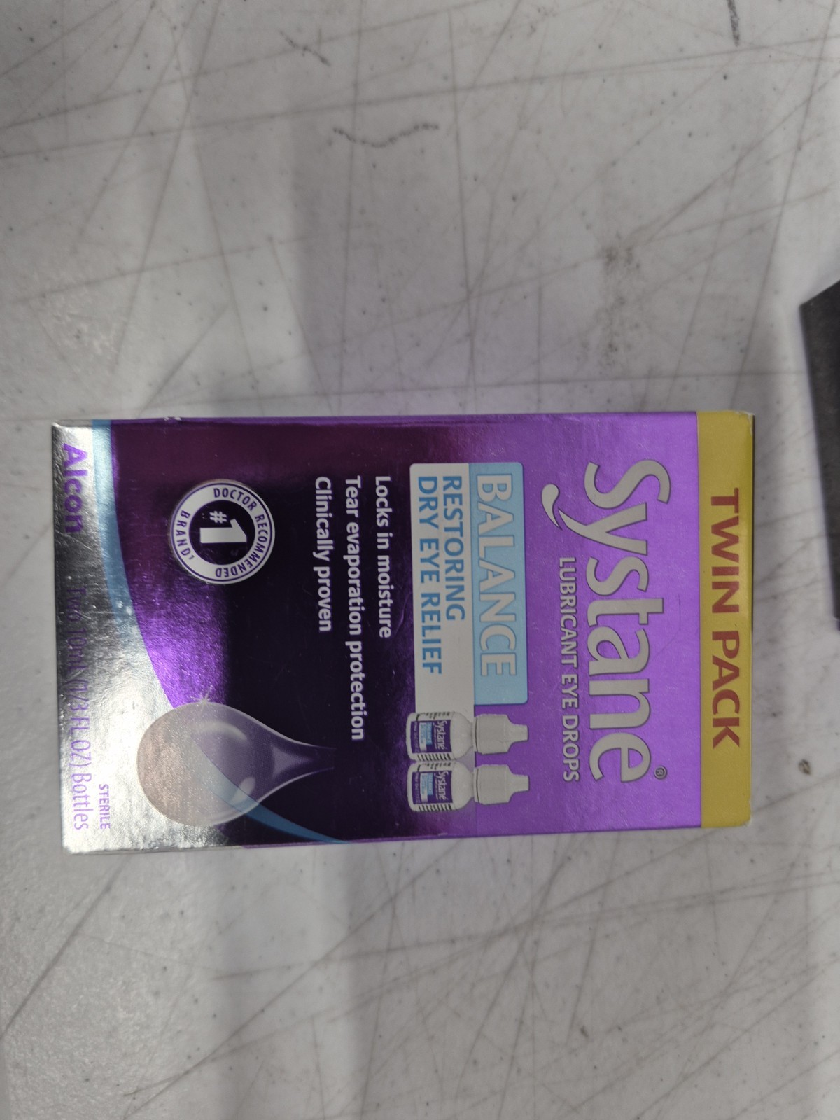 Systane Balance, Lubricant Eye Drops, Twin Pack, 10mL Bottle