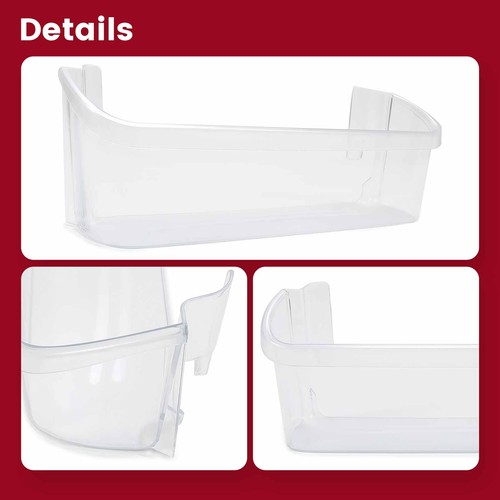 For 240323002 Compatible with Frigidaire Refrigerator Door Bin Shelf Clear New - Picture 6 of 17