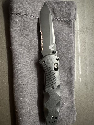 Benchmade 580 Barrage 154CM Osborne Combo Edge Assisted Folding Pocket Knife