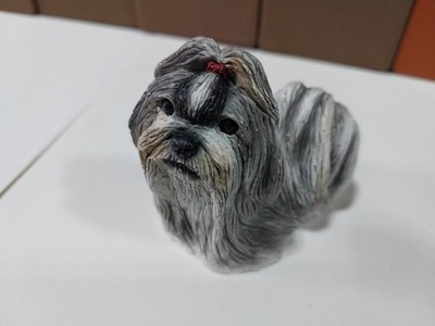 Stone Critters Littles Shih-Tzu Dog Figurine