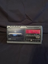 Vintage GE 7-4936A Cassette Digital Alarm Clock AM/FM Radio Tested Working