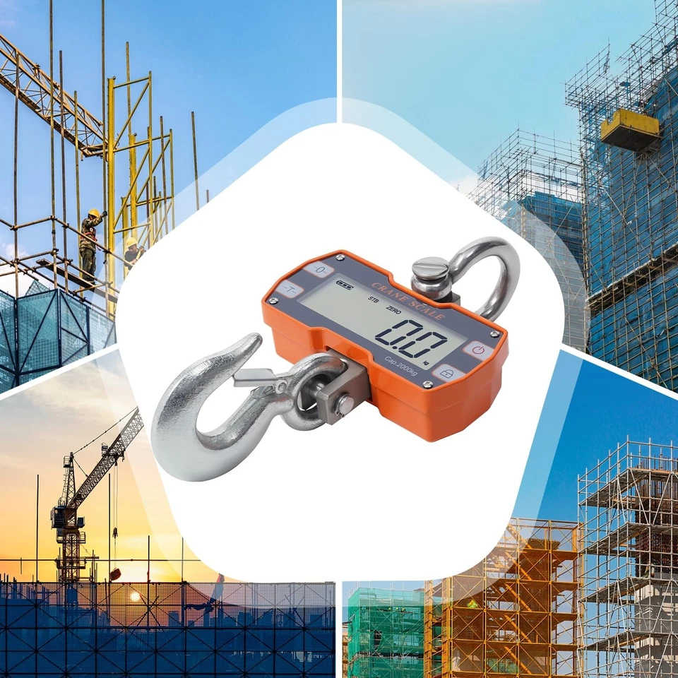 Báscula de grúa, 2204,62 libras/4409,25 libras escala colgante digital con control remoto... Foto 3 de 4