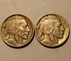 Two High Grade  Early Buffalo NIckels:  1913 (Type 2), 1916