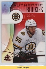 2024 Upper Deck SP Game Used Authentic Rookies Red Justin Brazeau #266 READ gz3