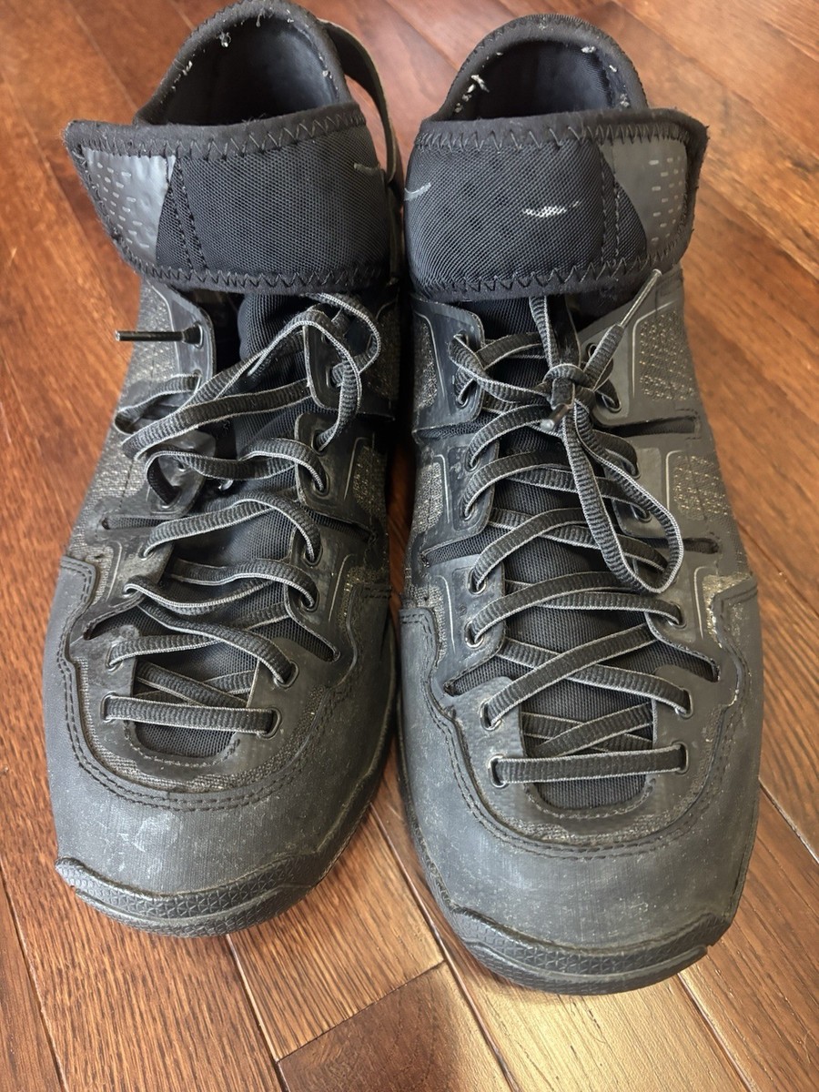 Hoka‎ One Boots Mens 10.5 Black Reflective Sky Arkali Hiking Shoe Vibram Trail Hoka One Boots Mens 10.5 Black Reflective Sky Arkali Hiking  main image 4