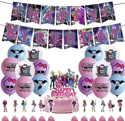 Cartoon Spiel Motiv Kinder Mädchen Monster High Luftballons 