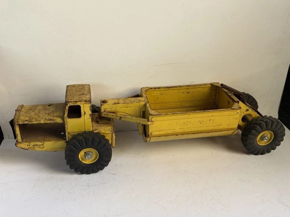 Vintage Ny-Lint R.G. LeTourneau Inc. Tourna Hopper Earth Mover Pressed Steel - Image 4 of 4