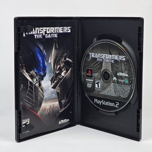 Transformers: The Game (PlayStation 2 PS2) Black Label CIB COMPLETE - Picture 2 of 3