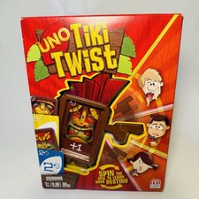 Rare! UNO Tiki Twist Card Board Game 2014 Mattel Idol Spinner Destiny Sealed