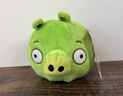 Angry Birds Plush Green Pig 5'' 2010 By Commonwealth NWT No Sound