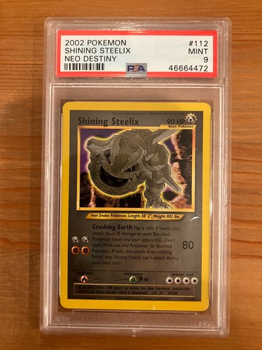 Shining Steelix (Unlimited) graded PSA 9 for sale on eBay