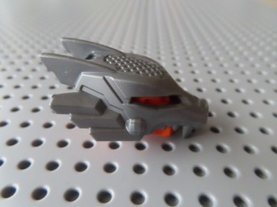 LEGO 1 x Hero Maske 92228 matt silber Wolf Bulk 3.0 + Kopf 93279 orange 2182