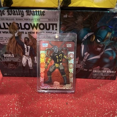 Macho Battle Arena Fight Edition 2025 World Champions 120 Holo 120 HP Card
