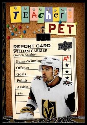 2023-24 Upper Deck William Carrier #TP-16 Teacher's Pet