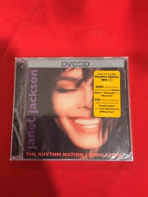 Janet Jackson Rhythm Nation 1814 CD + DVD Compilation Sealed 2002 A&M Cutout