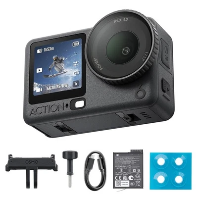 DJI Osmo Action 6 Essential Combo Action-Kamera Mit 1/1,1″-Quadratsensor Variab. - Bild 1 von 4