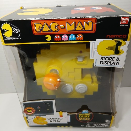 Pac-Man Arcade Game Connect & Play! Store & Display Bandai w/ Bonus Level * NEW!