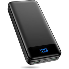 Portable Charger Power Bank 40000mAh Powerbank PD 30W and QC 4.0 Fast Charging E